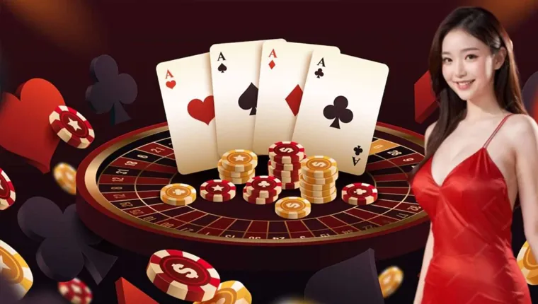 Responsible gaming concept with padlock and balance symbols